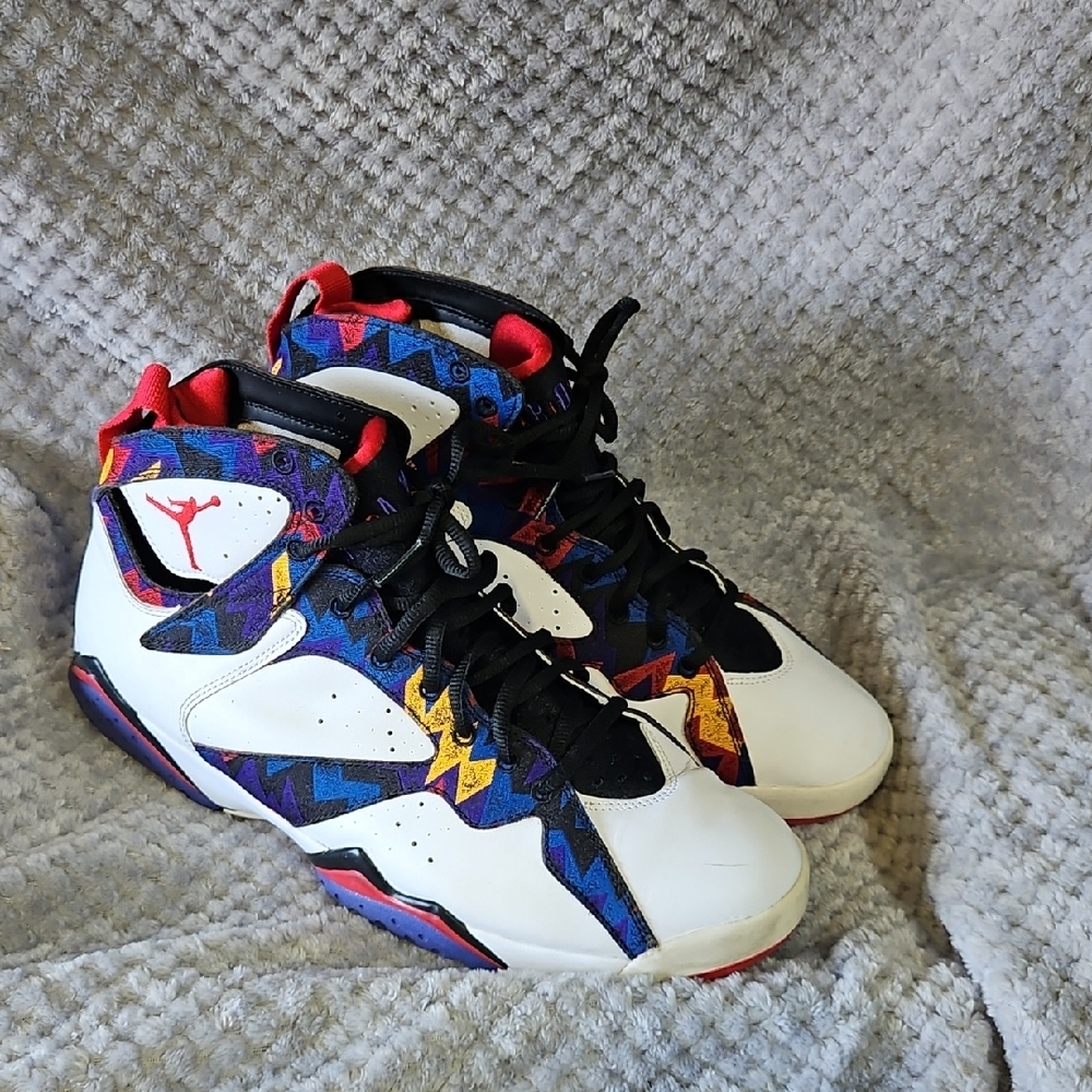 Jordan Red and Black High-Top Sneakers